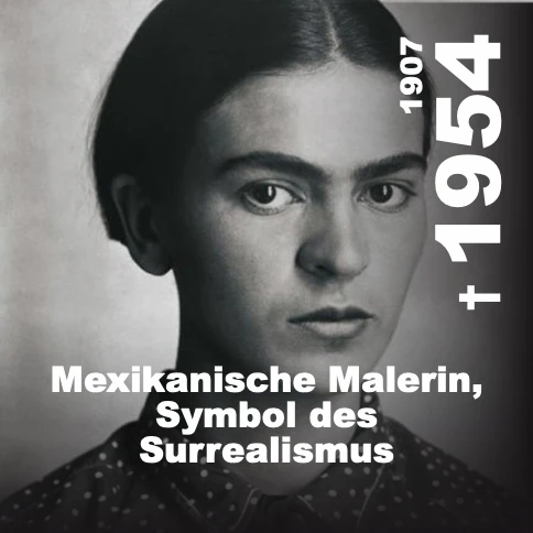 Memorica — Frida Kahlo, Bild und Kurzbiografie (Berühmte Frauen)
