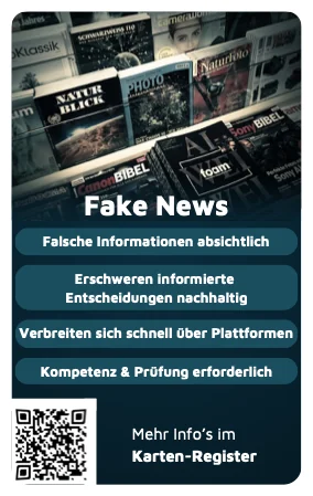 Debattics-Karte: Fake News (Zeitgeist & Debatte)